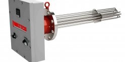 WATTCO™ electric flanged heater and temperature control panel