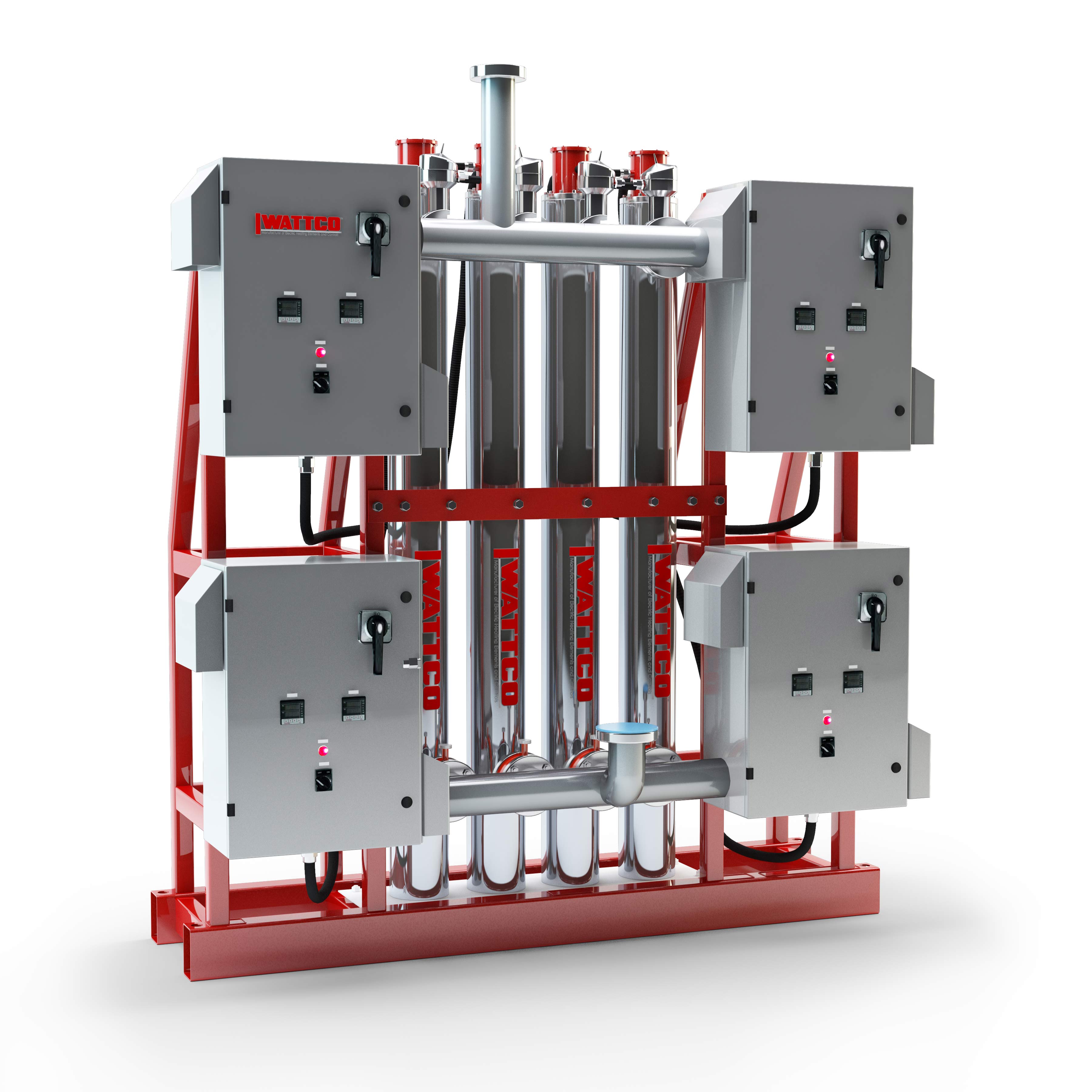 Chemical Heating Using Flanged Heaters - Wattco