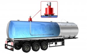 Flanged Heater for tanker truck Oil and Gas Industry-closeup