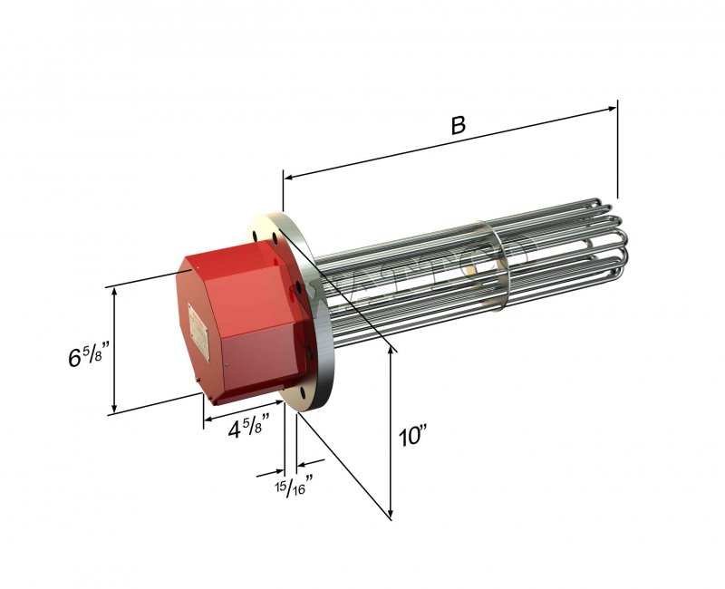 Flanged Immersion Heaters - Vulcan Electric Company