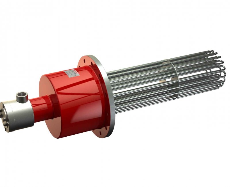 WATROD and FIREBAR ANSI Flange Immersion Heaters